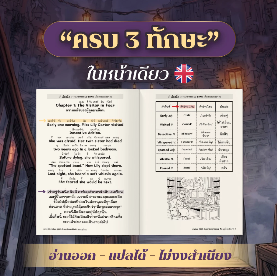 เซตหนังสือ 3 เล่ม ปฏิวัติการจำศัพท์ Oxford 3,000 คำ ผ่านโลกนิทาน นิยายลึกลับ และแฟนตาซี