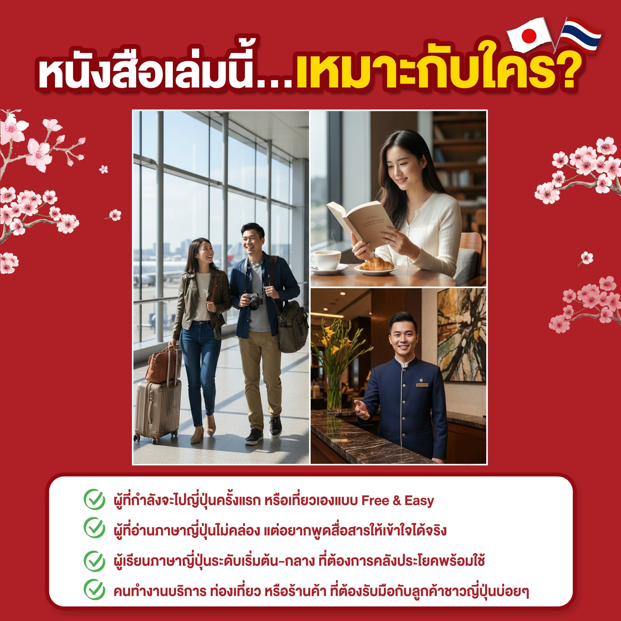 หนังสือ รวม 1,000 ประโยค ภาษาญี่ปุ่น-อังกฤษ ที่ใช้บ่อยที่สุดในการท่องเที่ยว