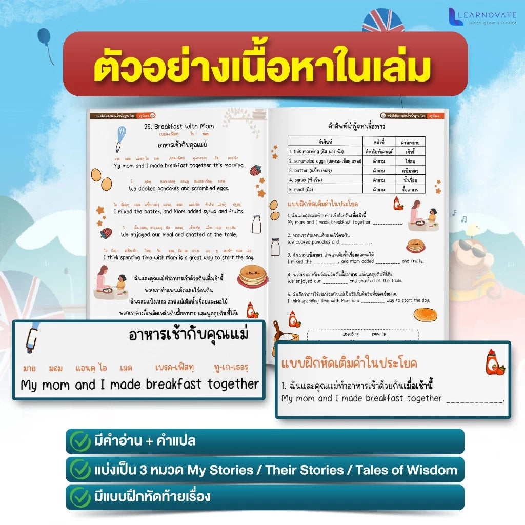 หนังสือ ฝึกอ่านภาษาอังกฤษ สำหรับคนไม่มีพื้นฐาน โดย ครูพี่แอน