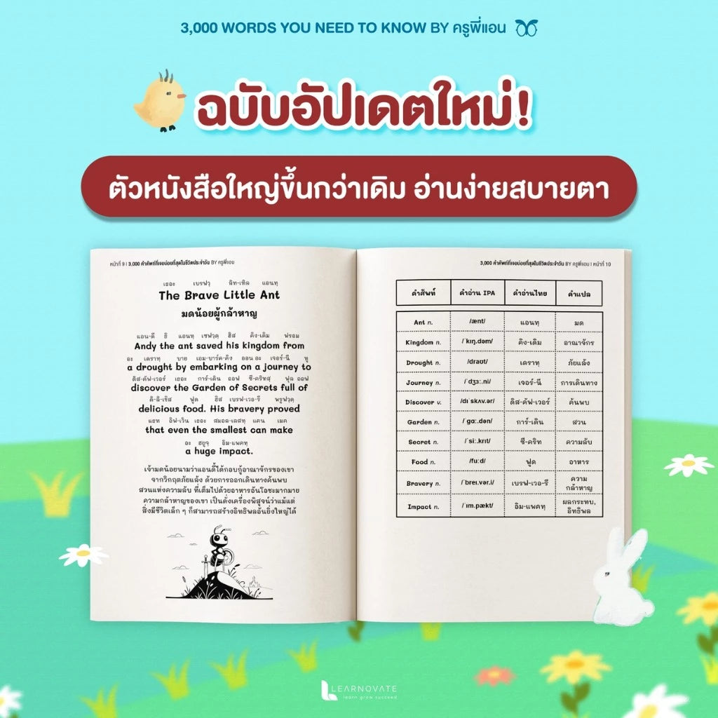 หนังสือเก่งศัพท์อังกฤษผ่านนิทาน 100 เรื่อง (3,000 คำที่ใช้จริง!)