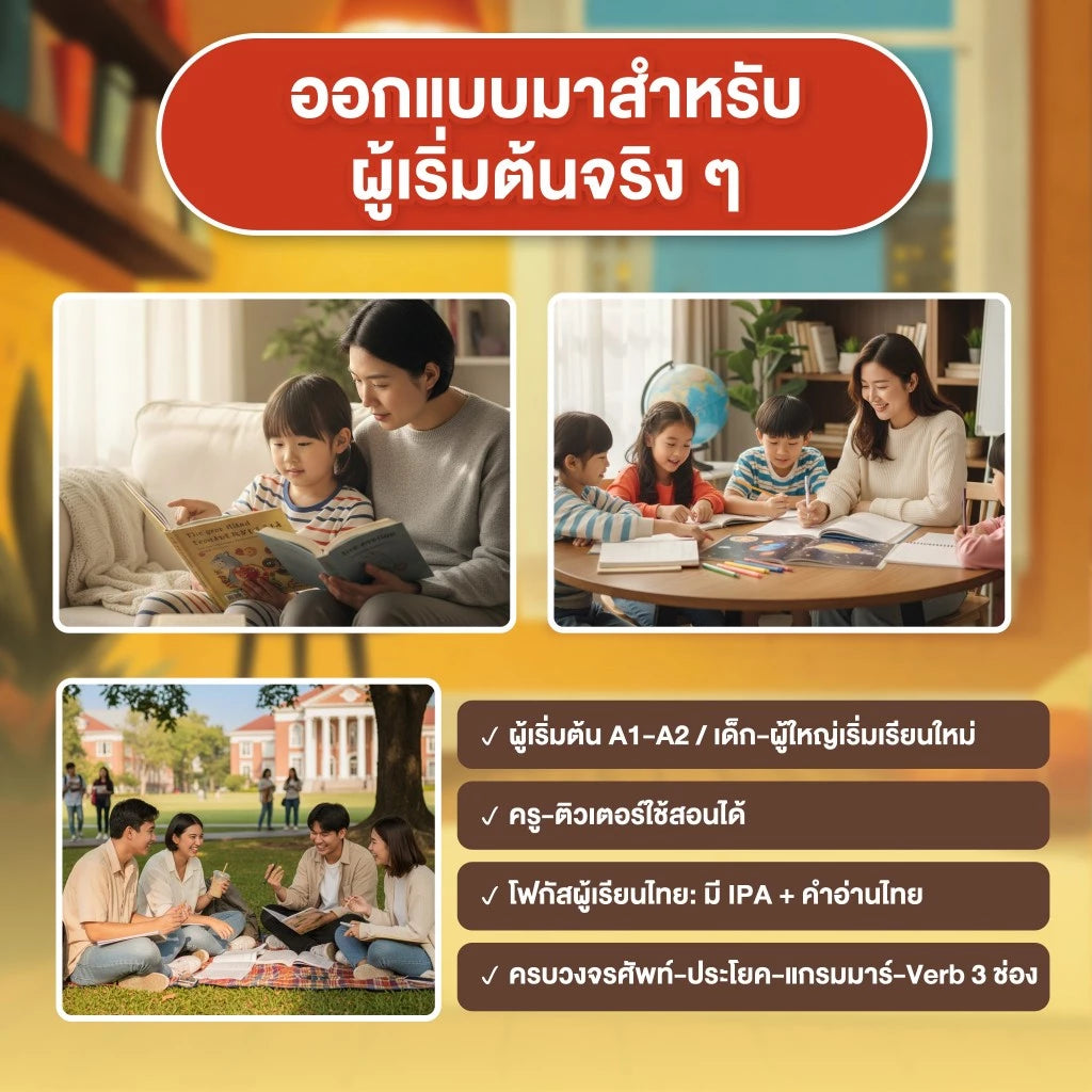 หนังสือ 3,000 คำศัพท์ที่ต้องรู้ ถ้าอยากพูดอังกฤษได้ สำหรับผู้เริ่มต้นใหม่