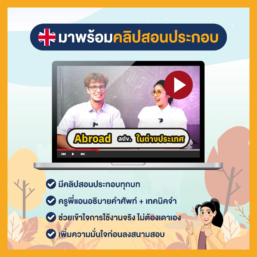 หนังสือ ศัพท์สอบ TOEIC 1,000+ คำ & 30 หมวด พร้อมคลิปสอน โดย ครูพี่แอน